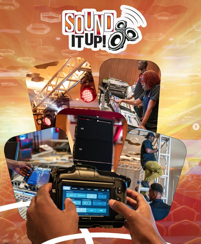 Sound It Up production collage